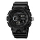 Analog-Digital Watch for Men with Black Silicone Strap and Round Dial for Casual & Formal Wear