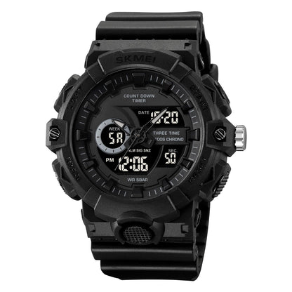 Premium Analog Digital Sports Watch for Men with Rugged Outdoor Design and Multi Function Display