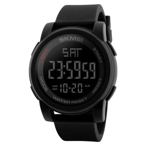 Premium Digital Sports Watch for Men with Round Dial Dual Time Alarm Stopwatch Luminous Display and Comfortable Strap