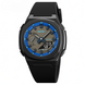 Analog-Digital Watch for Men with Black Silicone Strap and Round Dial for Casual & Formal Wear