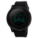Digital Watch for Men with Black Polyurethane Strap and Round Dial for Casual & Formal Wear