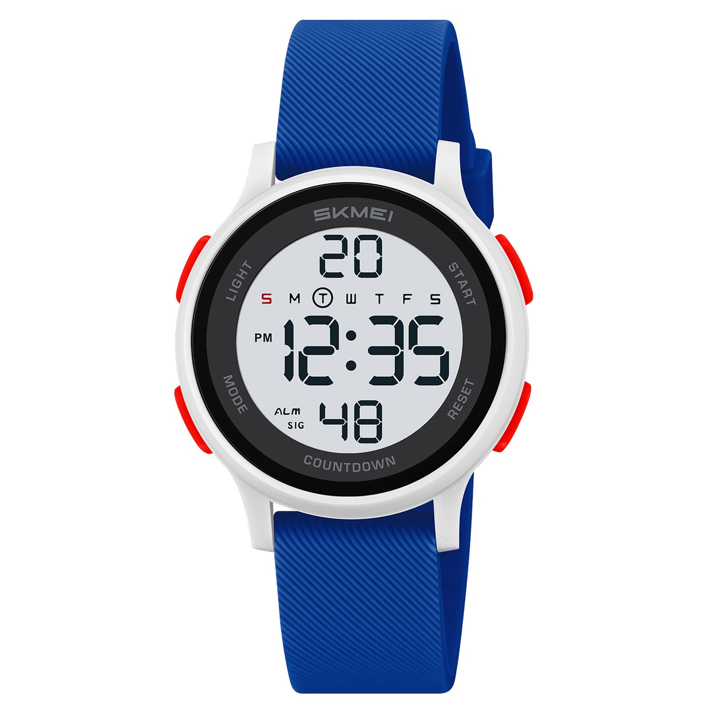 Skmei Digital Dial Silica Gel Strap Watch for Kids - 2427