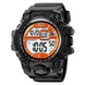 Digital Watch for Men with Black Silicone Strap and Round Dial for Casual & Formal Wear
