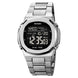 Digital Watch for Men with Silver Metal Strap and Round Dial for Casual & Formal Wear