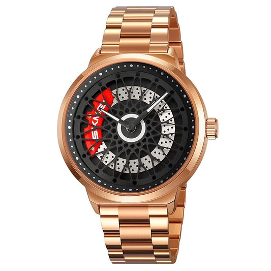Premium Skeleton Dial Watch for Men – Stainless Steel Strap, Unique Designer Mechanical Style Wrist Watch