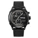 Analog Watch for Men with Black Leather Strap and Round Dial for Casual & Formal Wear
