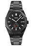 Analog Watch for Men with Black Stainless Steel Strap and Round Dial for Casual & Formal Wear