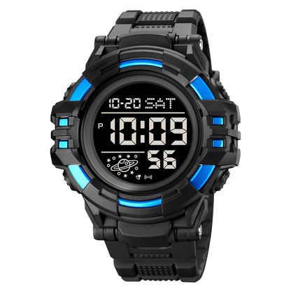 Rugged Digital Sports Watch for Men with Outdoor Style and Multi Function Display