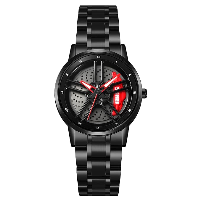 Luxury Skeleton Dial Analog Watch for Men with Premium Metal Strap and Stylish Designer Look