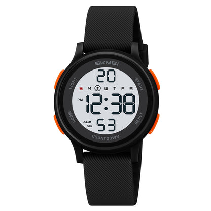 Skmei Digital Dial Silica Gel Strap Watch for Kids - 2427