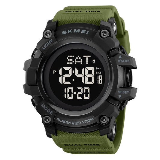 Outdoor Digital Sports Watch with Vibration Alert for men