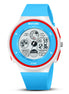 Digital Watch for Kids with Light Blue Polyurethane Strap and Round Dial for Casual & Formal Wear