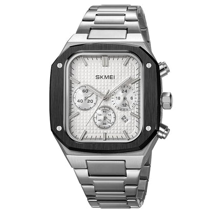 Luxury Chronograph Style Analog Watch for Men with Premium Metal Strap and Bold Designer Dial