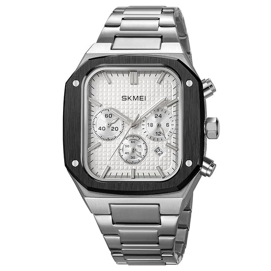 Luxury Chronograph Style Analog Watch for Men with Premium Metal Strap and Bold Designer Dial