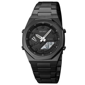 Men Watch Dual-Display Electronic Watch With Luminous 50m Waterproof Watch Fashion Multifunctional Sports Watch For Men