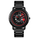 Rolling Watch for Men with Black Metal Strap and Round Dial for Casual & Formal Wear