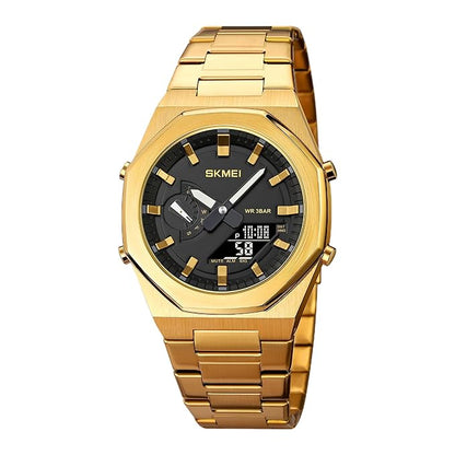 Men Watch Dual-Display Electronic Watch With Luminous 50m Waterproof Watch Fashion Multifunctional Sports Watch For Men