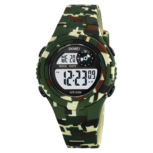 Digital Sports Wrist Watch with Alarm and Chronograph for kids