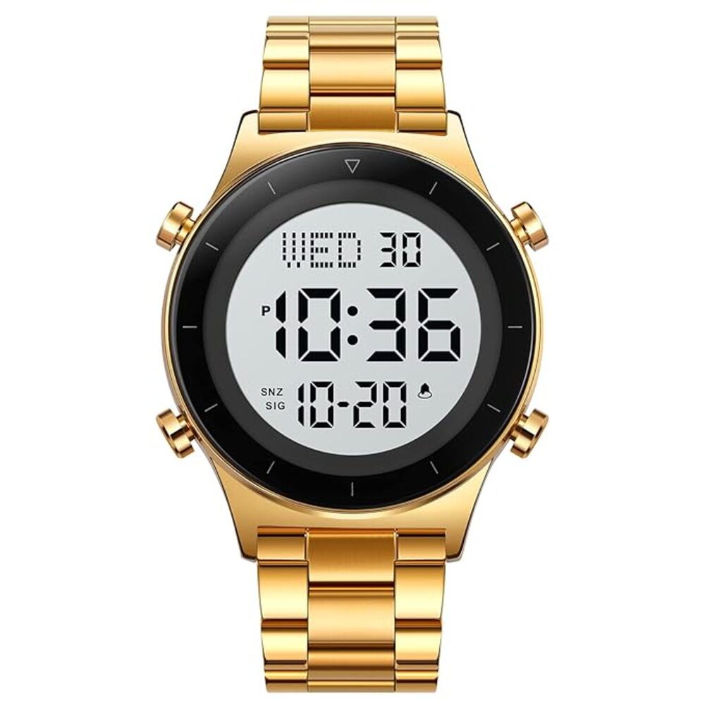 Rugged Digital Sports Watch for Men with Multi Function Display and Outdoor Style