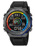 Digital Watch for Kids with Black Silicone Strap and Round Dial for Casual & Formal Wear