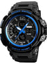 Analog-Digital Watch for Men with Black Polyurethane Strap and Round Dial for Casual & Formal Wear