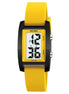 Digital Watch for Kids with Yellow Silicone Strap and Round Dial for Casual & Formal Wear