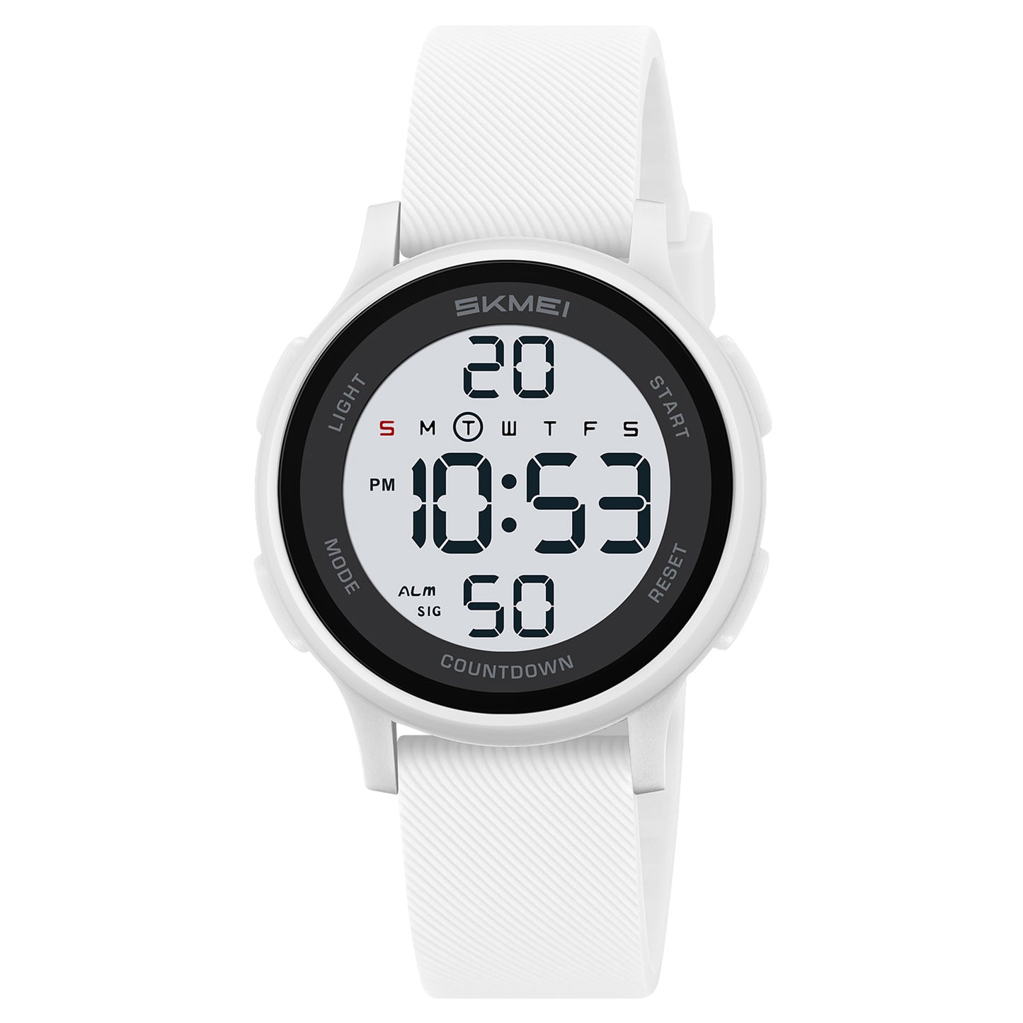 Skmei Digital Dial Silica Gel Strap Watch for Kids - 2427