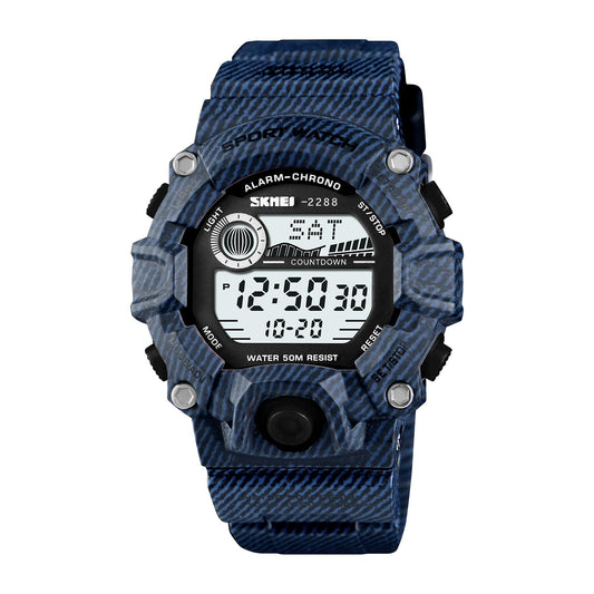 Digital Sports Watch with Rugged Design and Multi Function Display for kids