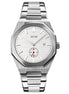Analog Watch for Men with Silver Stainless Steel Strap and Round Dial for Casual & Formal Wear