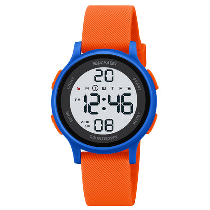 Skmei Digital Dial Silica Gel Strap Watch for Kids - 2427