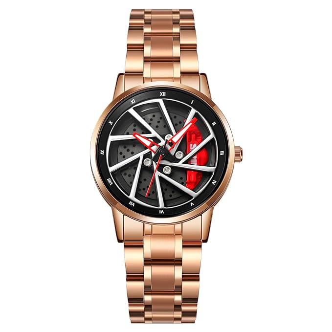 Luxury Skeleton Dial Analog Watch for Men with Premium Metal Strap and Stylish Designer Look