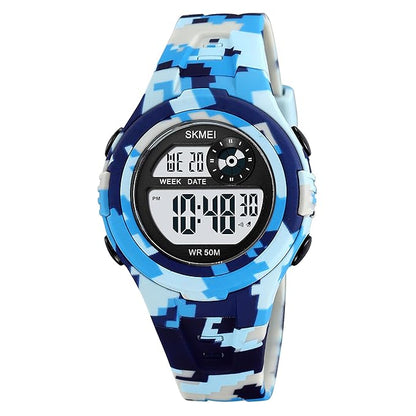 Digital Sports Wrist Watch with Alarm and Chronograph for kids
