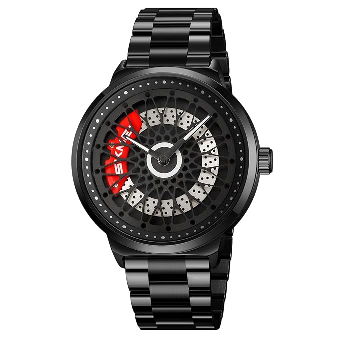 Premium Skeleton Dial Watch for Men – Stainless Steel Strap, Unique Designer Mechanical Style Wrist Watch