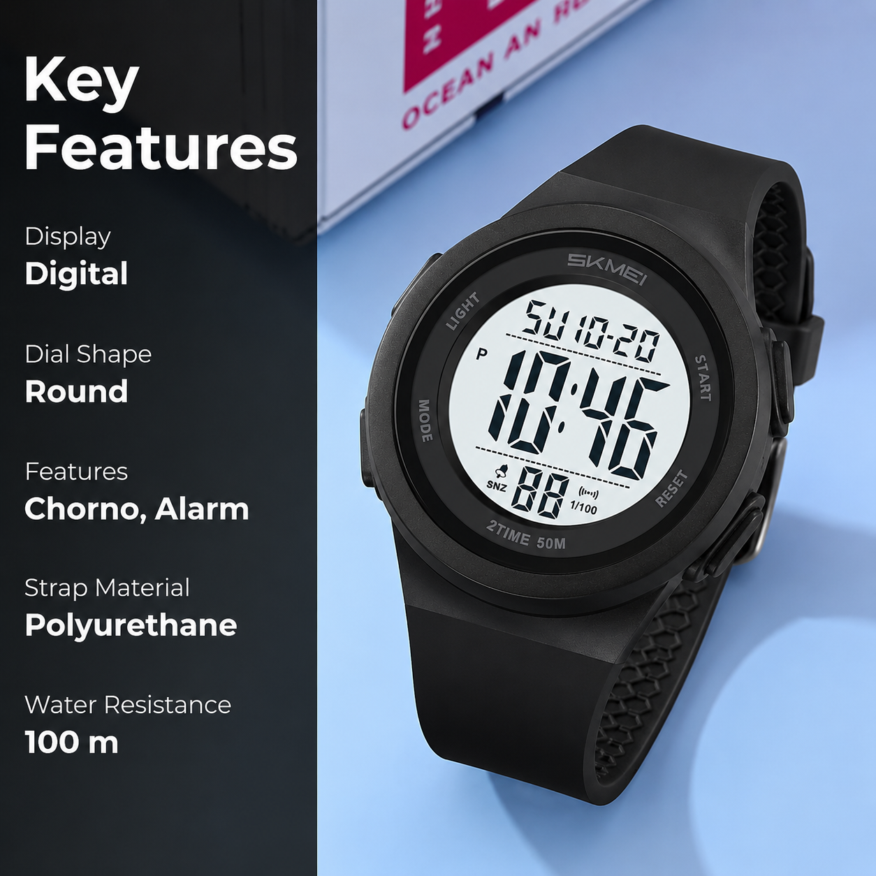 Digital Sports Watch for Kids with Comfortable Strap
