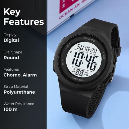 Digital Sports Watch for Kids with Comfortable Strap