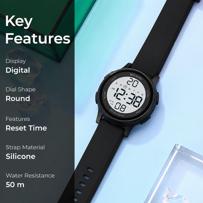 Sporty Digital Wrist Watch for Everyday Wear for kids