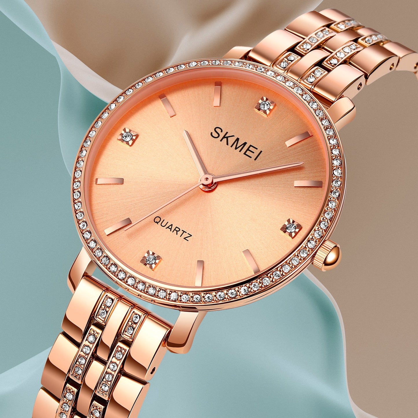 SKMEI Womens Fashion Diamond Watch  - 2006