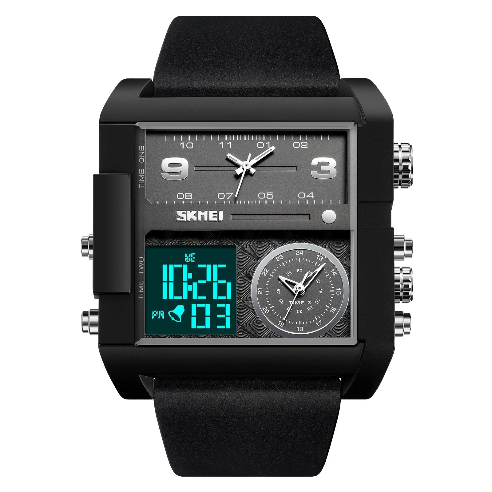 Men's square digital watch on sale