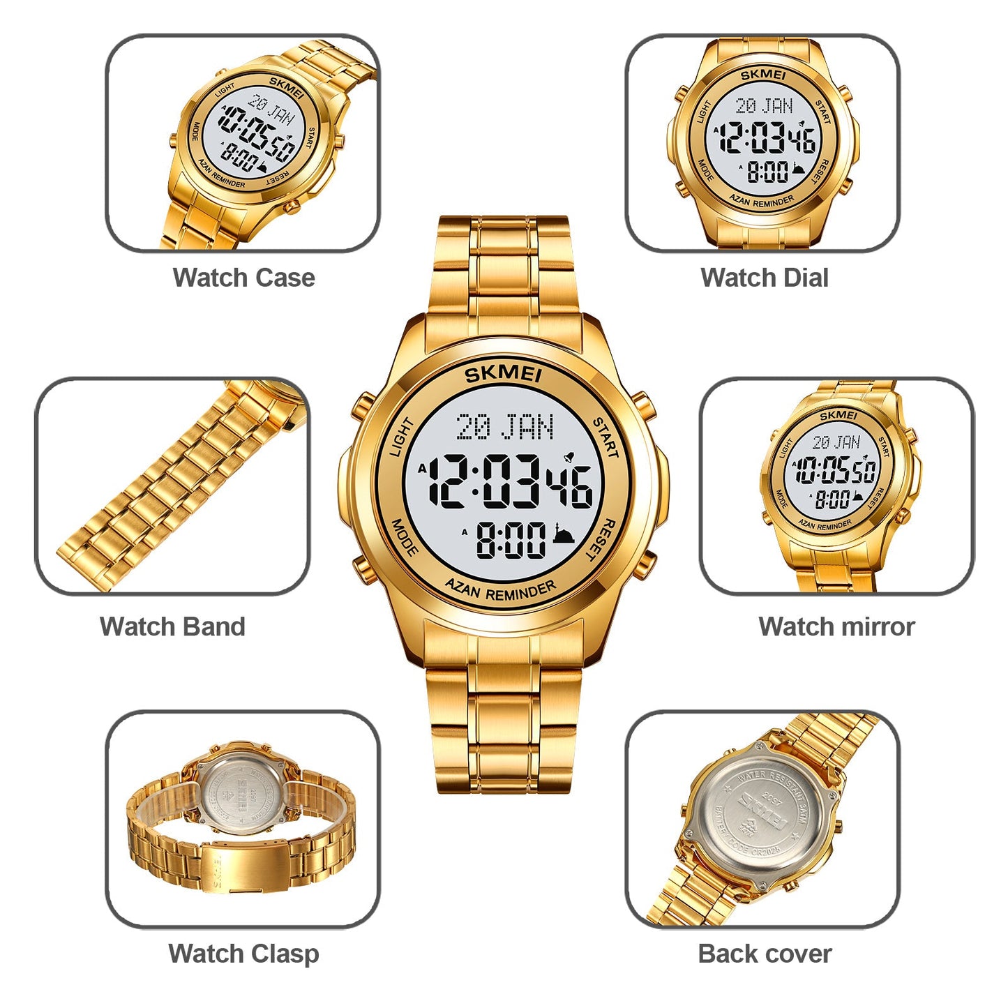 Men's Digital Watch - 2097