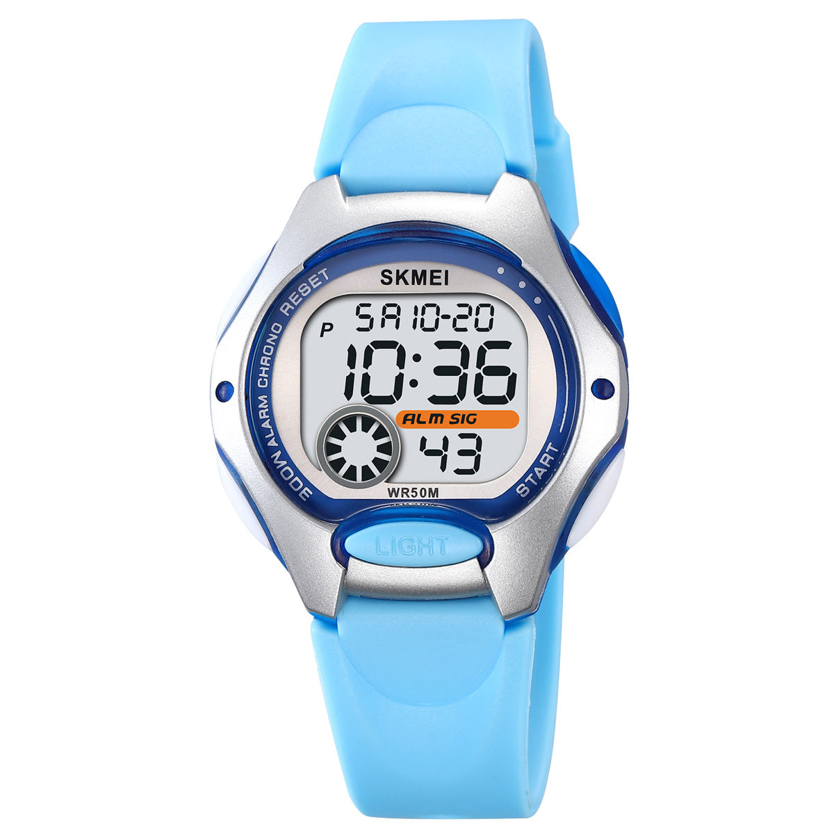 Kids Digital Watch with 12/24 Hour Clock Alarm LED Light Week and Date Display Student Watch - 2129