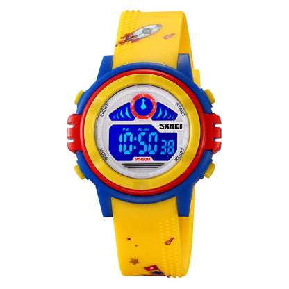 Kids Waterproof Digital Colourful Watches - 2266