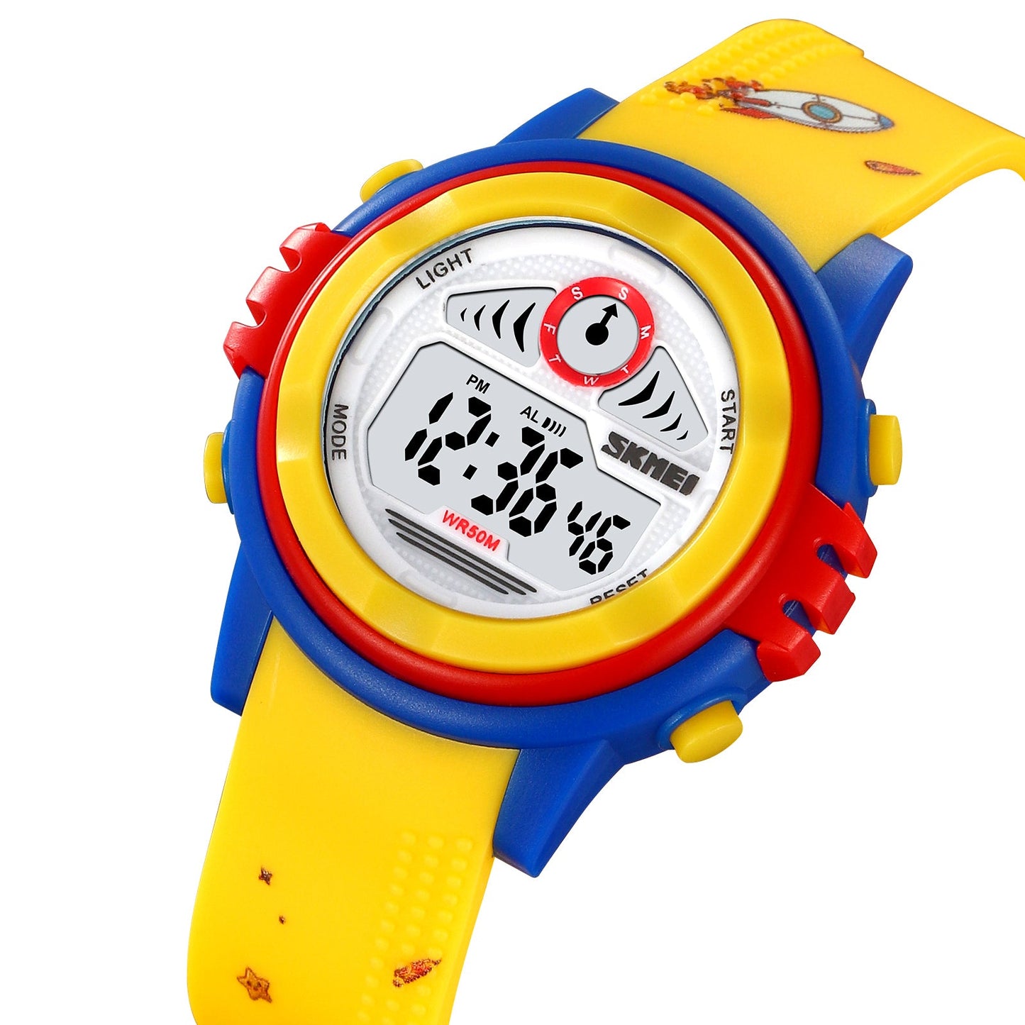 Kids Waterproof Digital Colourful Watches - 2266