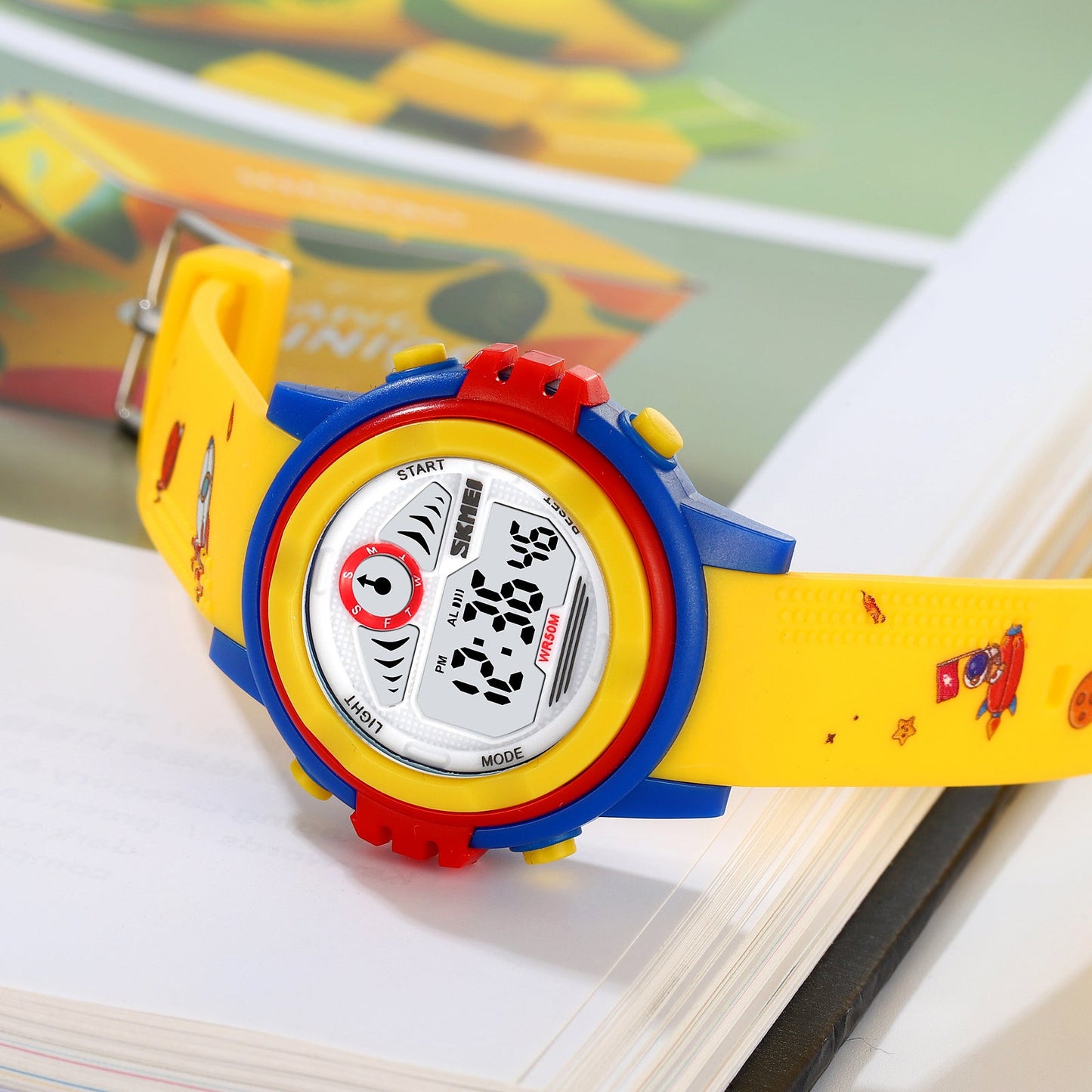 Kids Waterproof Digital Colourful Watches - 2266