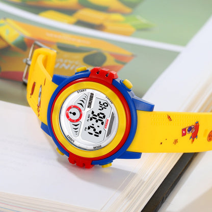 Kids Waterproof Digital Colourful Watches - 2266