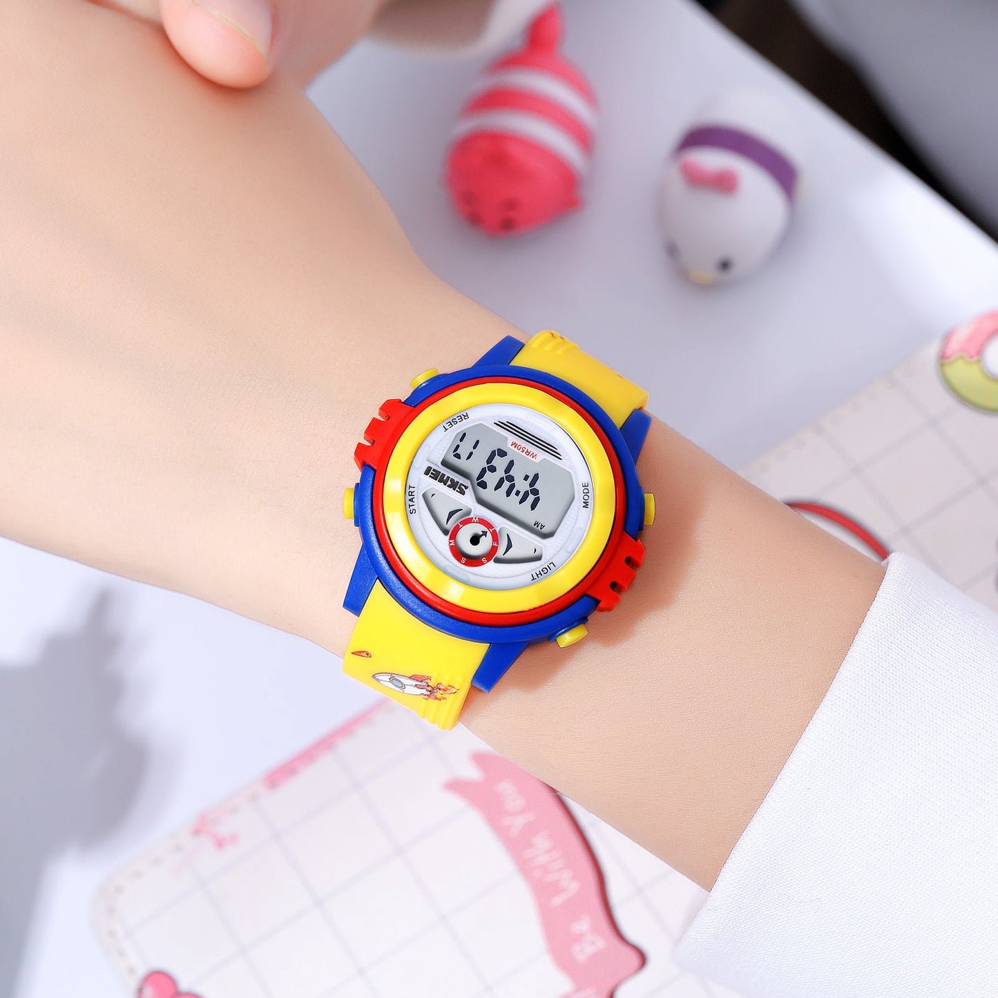 Kids Waterproof Digital Colourful Watches - 2266