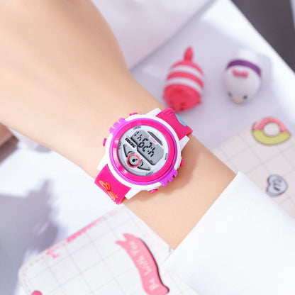 Kids Waterproof Digital Colourful Watches - 2266