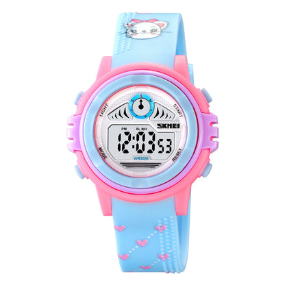 Kids Waterproof Digital Colourful Watches - 2266