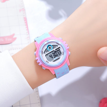 Kids Waterproof Digital Colourful Watches - 2266