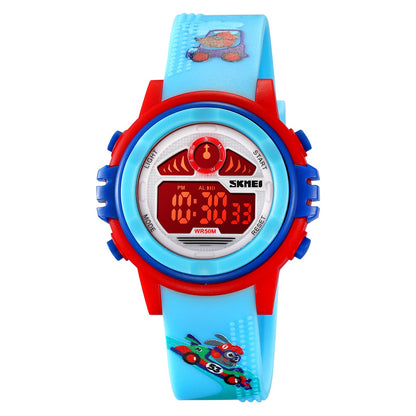 Kids Waterproof Digital Colourful Watches - 2266