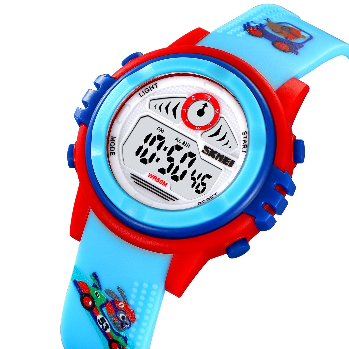 Kids Waterproof Digital Colourful Watches - 2266